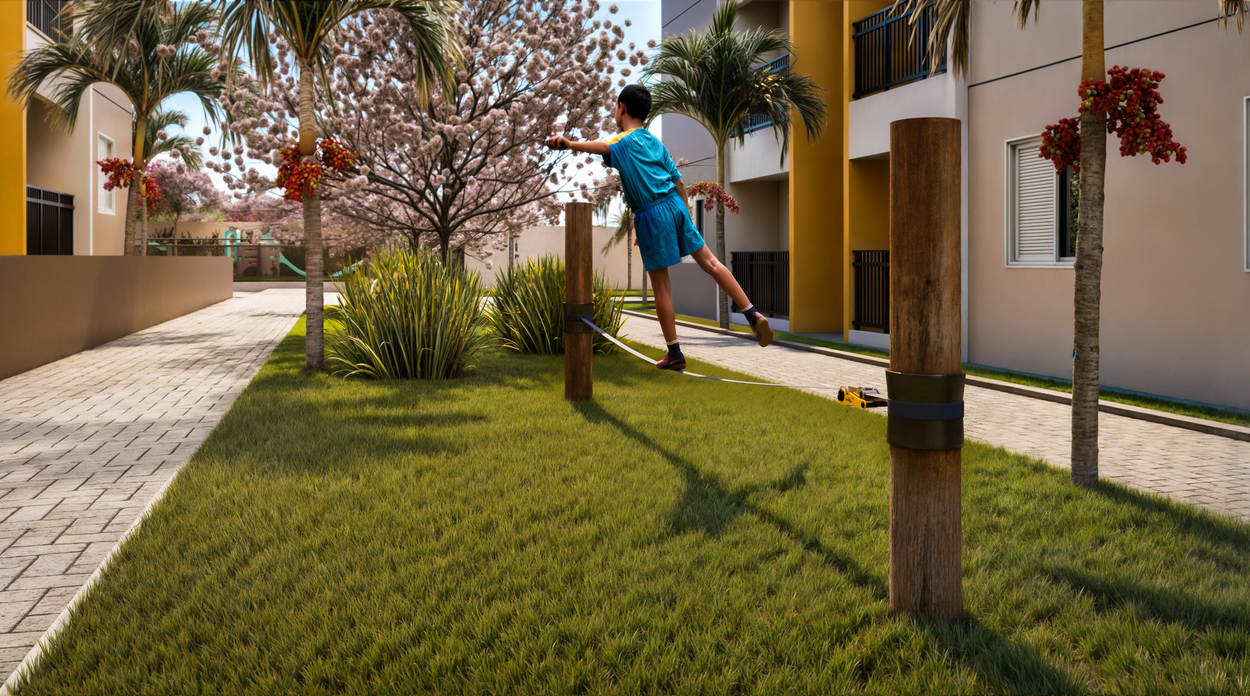 Perspectiva do Slakeline